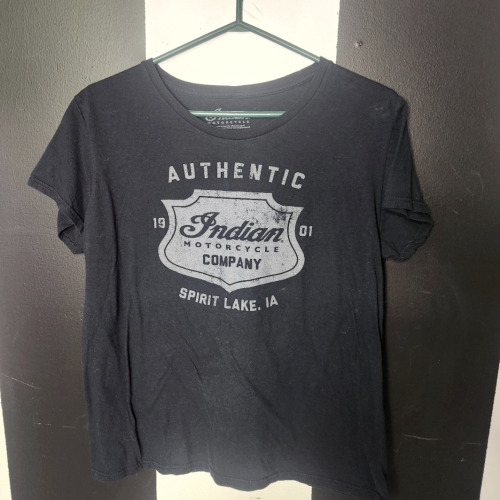 Indian Motorcycle Black Short Sleeve Tee